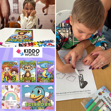 Farbspaß | Kreativer Spielspaß - Malbuchset für Kinder